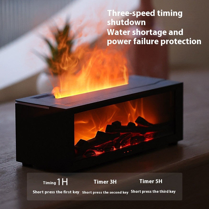 BlazeMist: The Enchanting Flame Humidifier