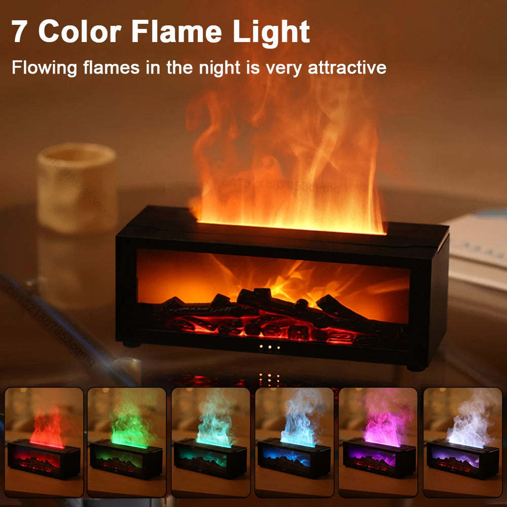 BlazeMist: The Enchanting Flame Humidifier