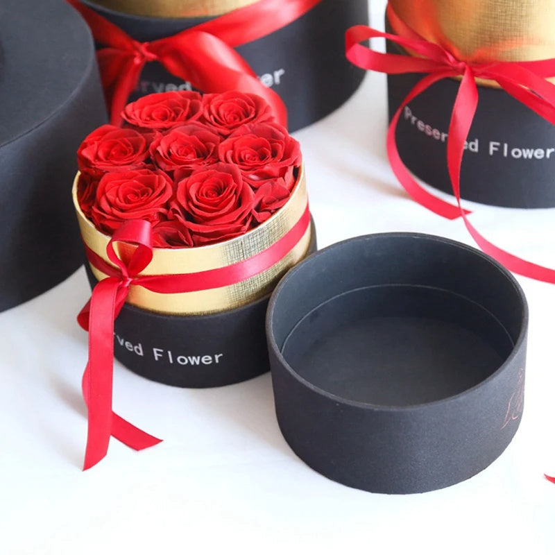 Forever Blooms: Preserved Eternal Rose Gift Box – Lasting Romance for Valentine’s Day