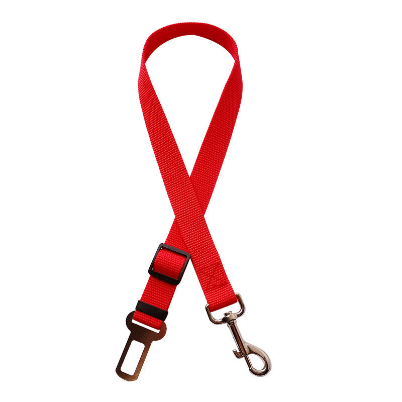 Safe & Snug: Adjustable Pet Car Seat Belt & Harness Clip for Dogs and Cats!