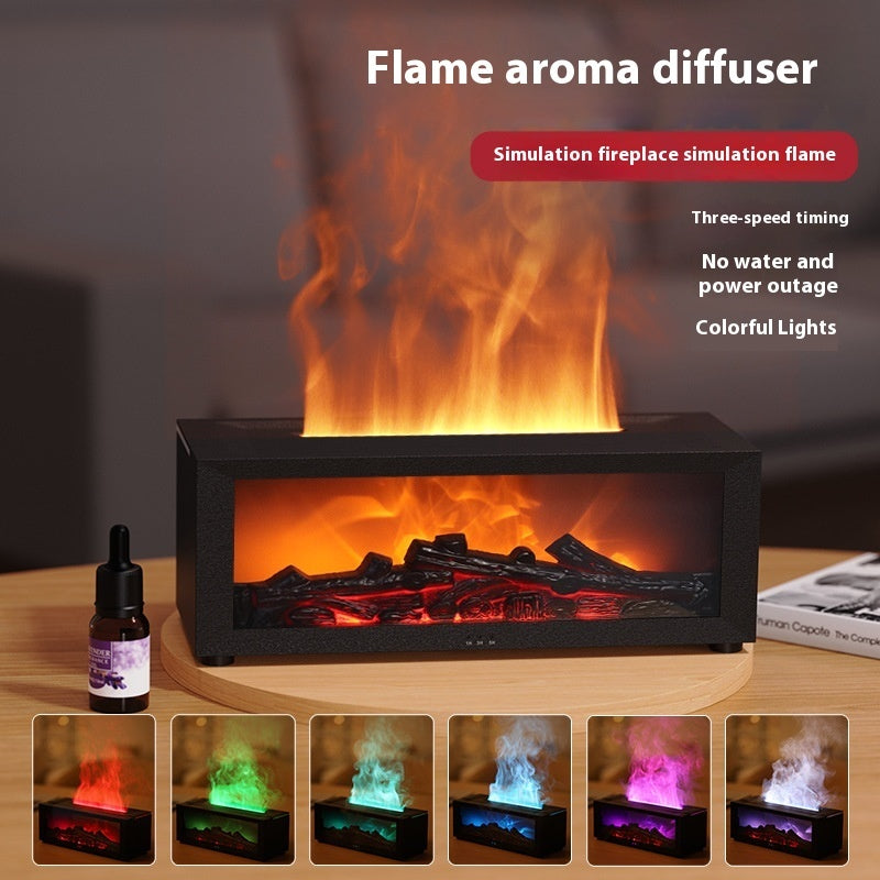 BlazeMist: The Enchanting Flame Humidifier