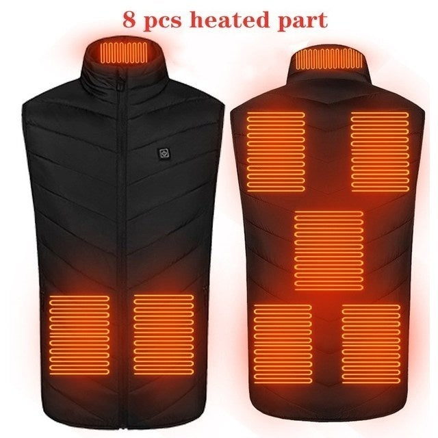 WarmTech: USB Rechargeable Heated Vest for Ultimate Comfort