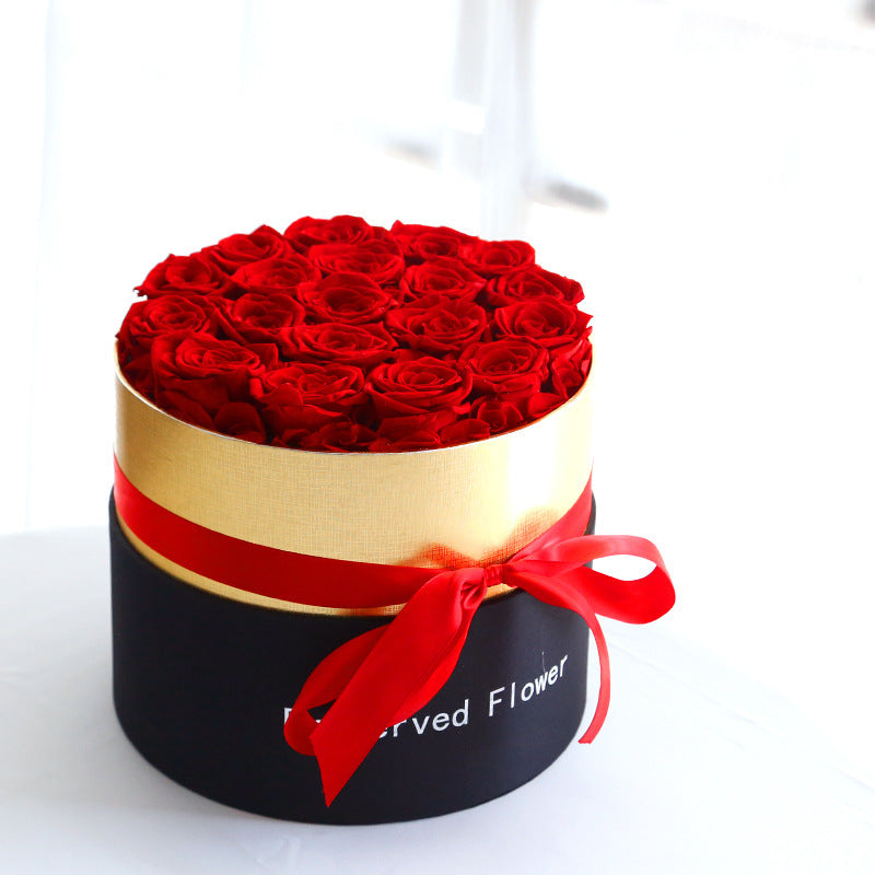 Forever Blooms: Preserved Eternal Rose Gift Box – Lasting Romance for Valentine’s Day