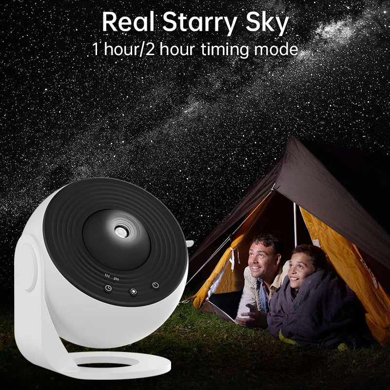 Celestial Dream: 360° Rotating Galaxy & Star Projector for Magical Nights