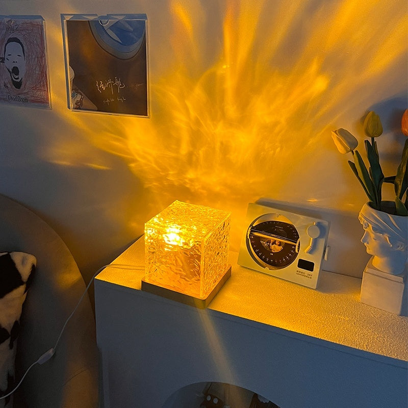 RippleLight Crystal: USB-Powered RGB Ambient Lamp with 16 Colors