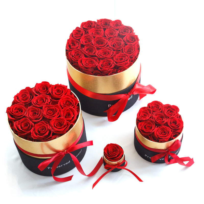 Forever Blooms: Preserved Eternal Rose Gift Box – Lasting Romance for Valentine’s Day