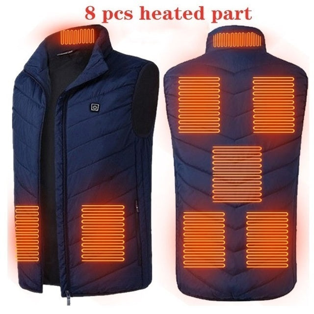 WarmTech: USB Rechargeable Heated Vest for Ultimate Comfort