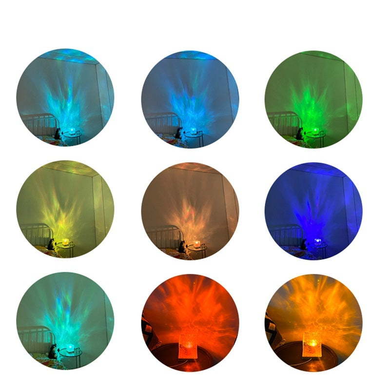 RippleLight Crystal: USB-Powered RGB Ambient Lamp with 16 Colors