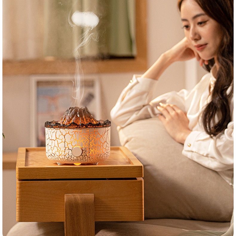 Volcano Humidifier: The Creative Volcano Aromatherapy Diffuser