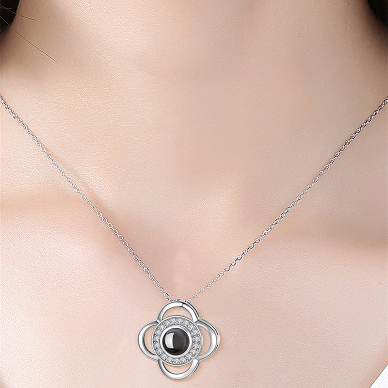 Eternal Rose Jewelry Gift Set: Valentine’s Day Necklace for Her- Best Wishes