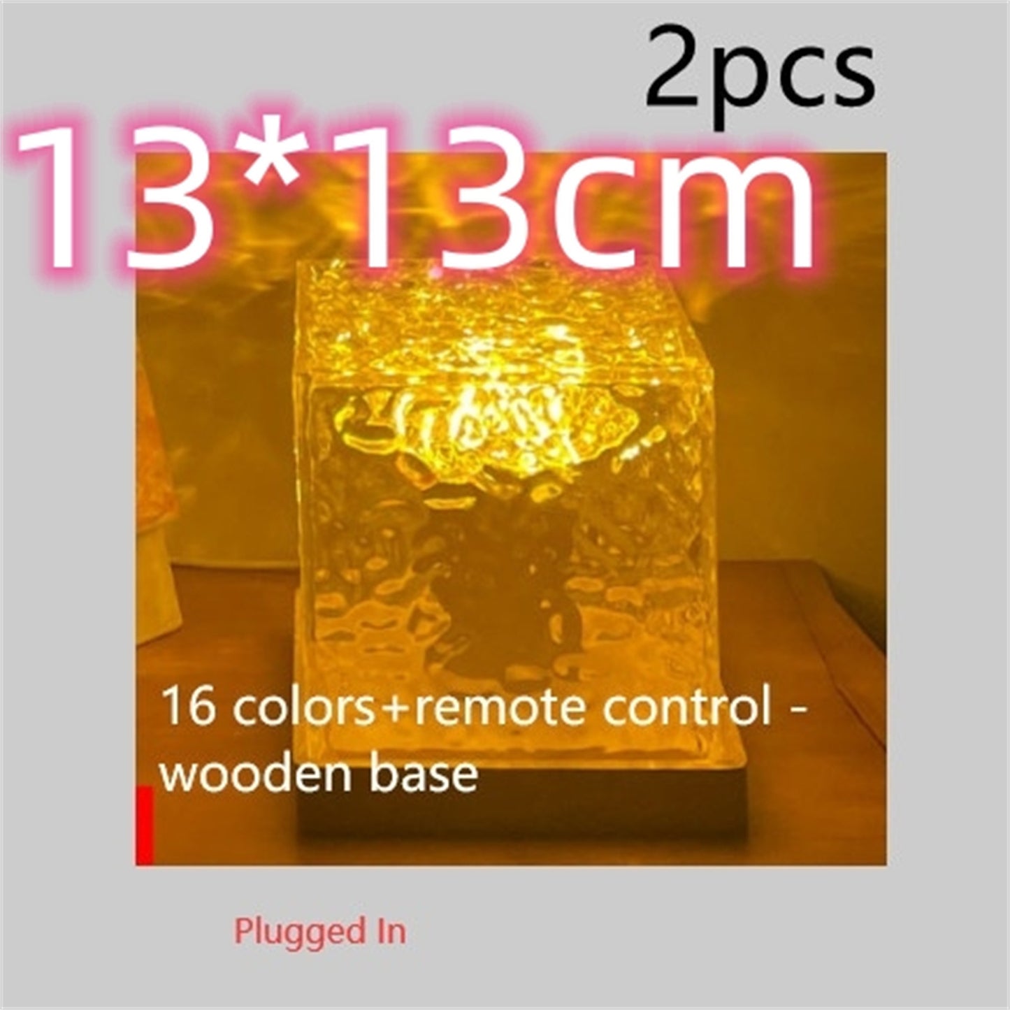 RippleLight Crystal: USB-Powered RGB Ambient Lamp with 16 Colors