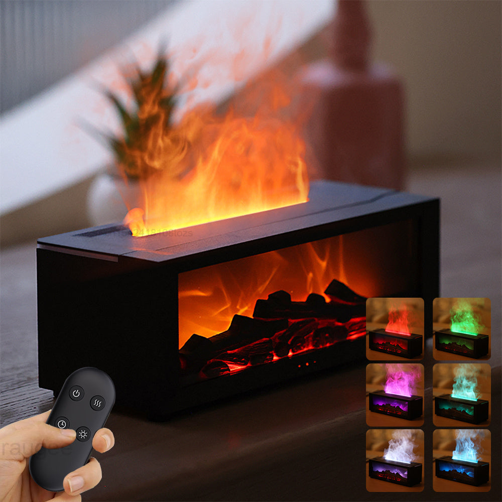 BlazeMist: The Enchanting Flame Humidifier