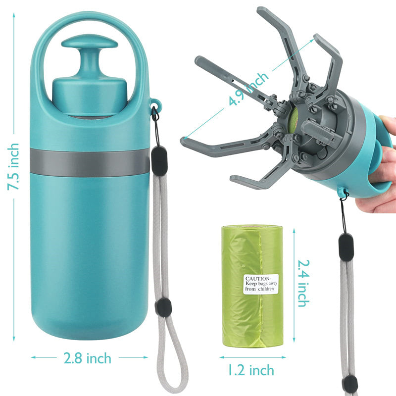 Pawfect Scoop & Go: Lightweight Dog Pooper Scooper with Built-In Bag Dispenser!