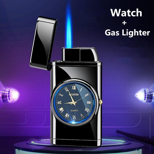 FlameFusion Watch: LED Timepiece & Lighter in One