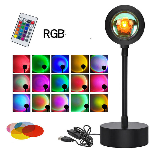 Eternal Sunset: Projector Lamp for Dreamy Wall Lighting
