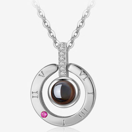 Eternal Rose Jewelry Gift Set: Valentine’s Day Necklace for Her- Best Wishes