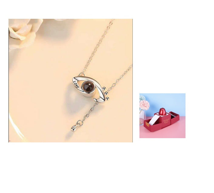 Eternal Rose Jewelry Gift Set: Valentine’s Day Necklace for Her- Best Wishes