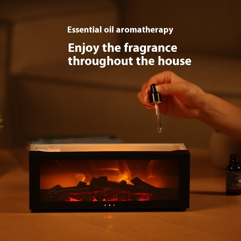 BlazeMist: The Enchanting Flame Humidifier