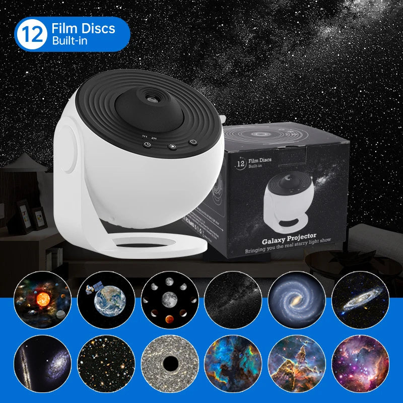 Celestial Dream: 360° Rotating Galaxy & Star Projector for Magical Nights