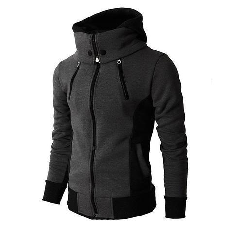 LayerFlex Men's 2-in-1 Zip-Up Hoodie – Sporty Style, Slim Fit Comfort