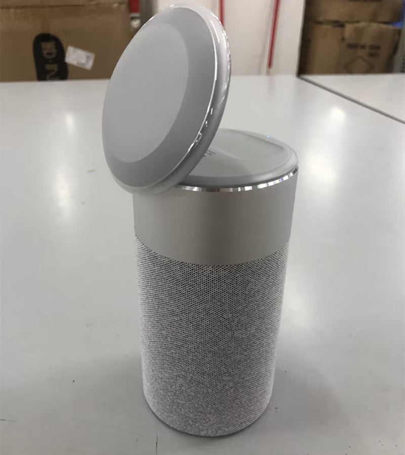 All-in-One PowerHub: Wireless Charger, Bluetooth Speaker & Touch Lamp for iPhone & AirPods
