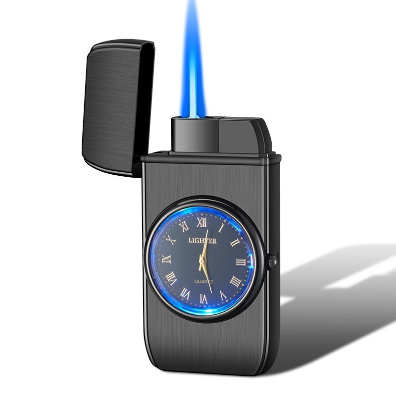 FlameFusion Watch: LED Timepiece & Lighter in One
