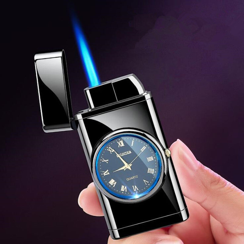 FlameFusion Watch: LED Timepiece & Lighter in One
