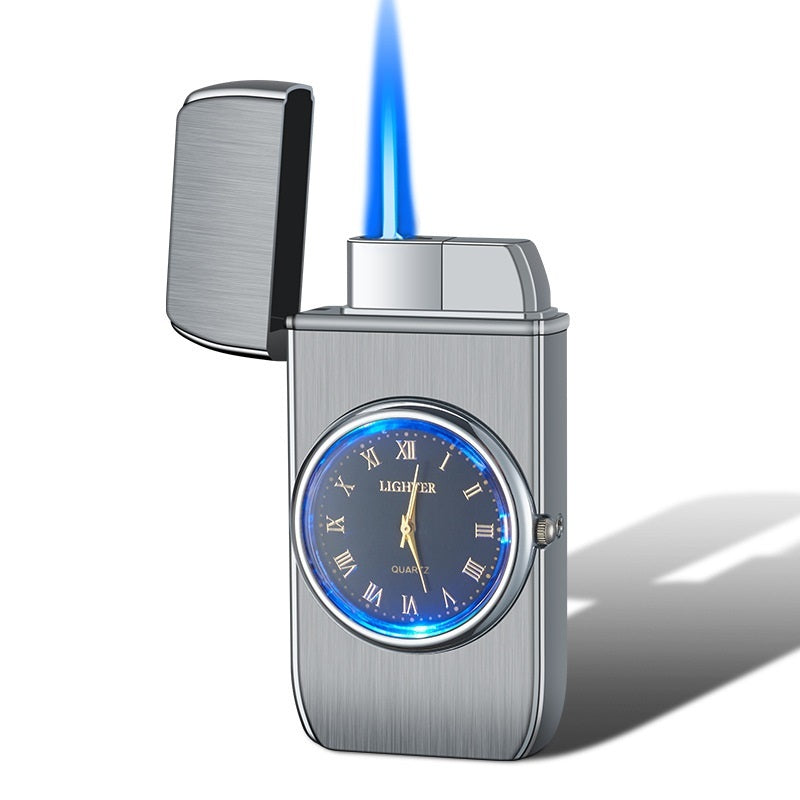 FlameFusion Watch: LED Timepiece & Lighter in One
