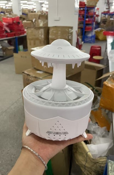 AeroDrop: UFO Raindrop Humidifier & Aroma Diffuser