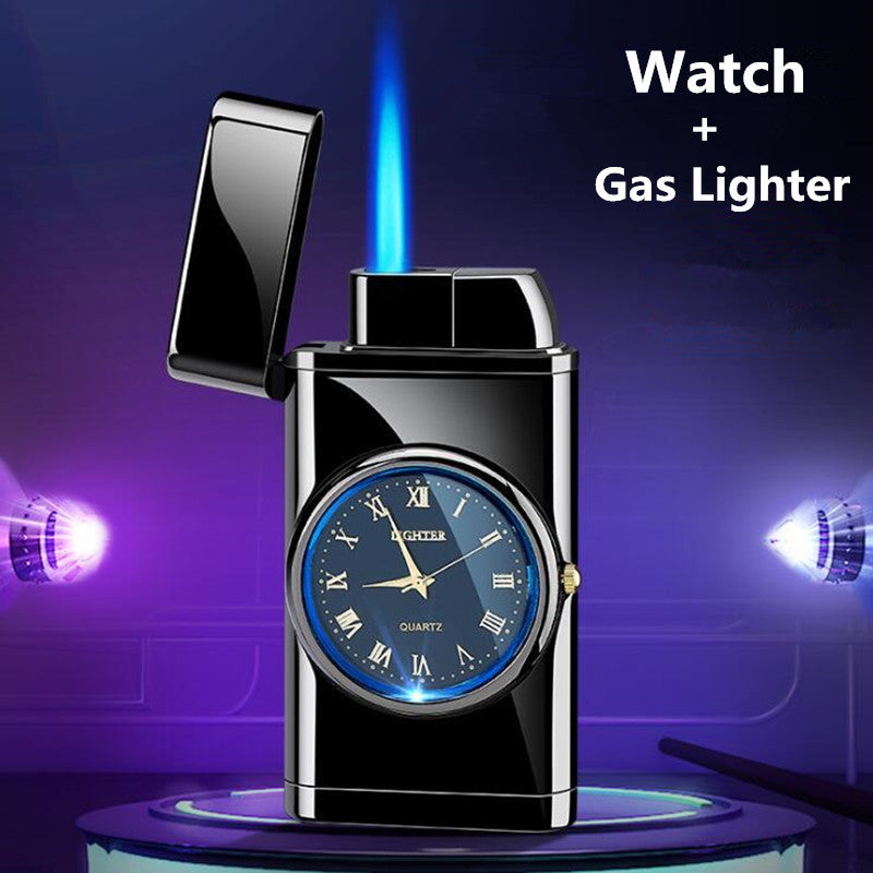FlameFusion Watch: LED Timepiece & Lighter in One