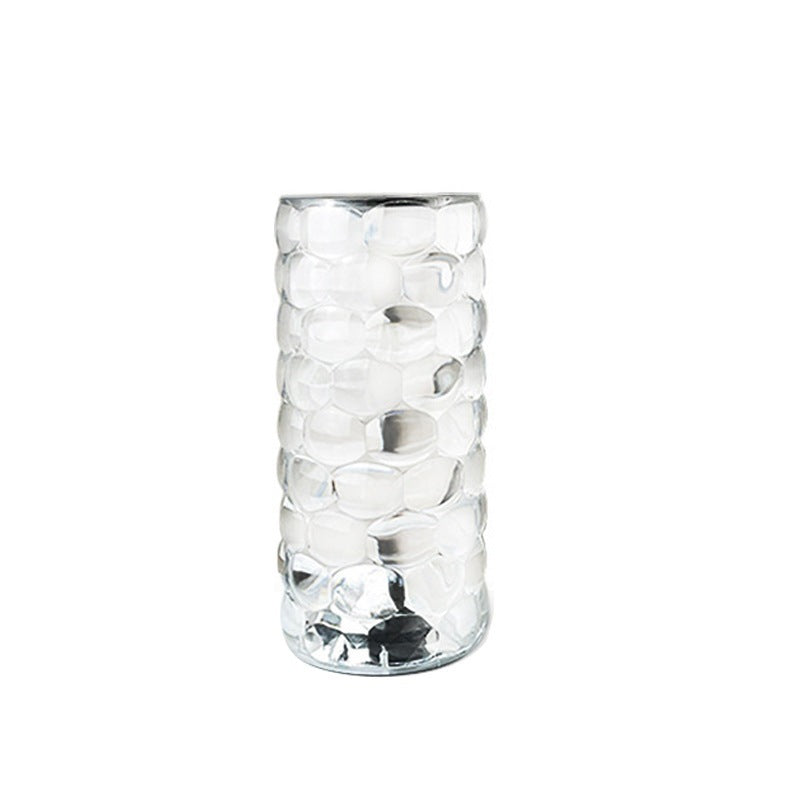 CrystalGlow: Nordic Rose Projector & Dimming Table Lamp