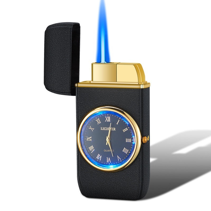 FlameFusion Watch: LED Timepiece & Lighter in One